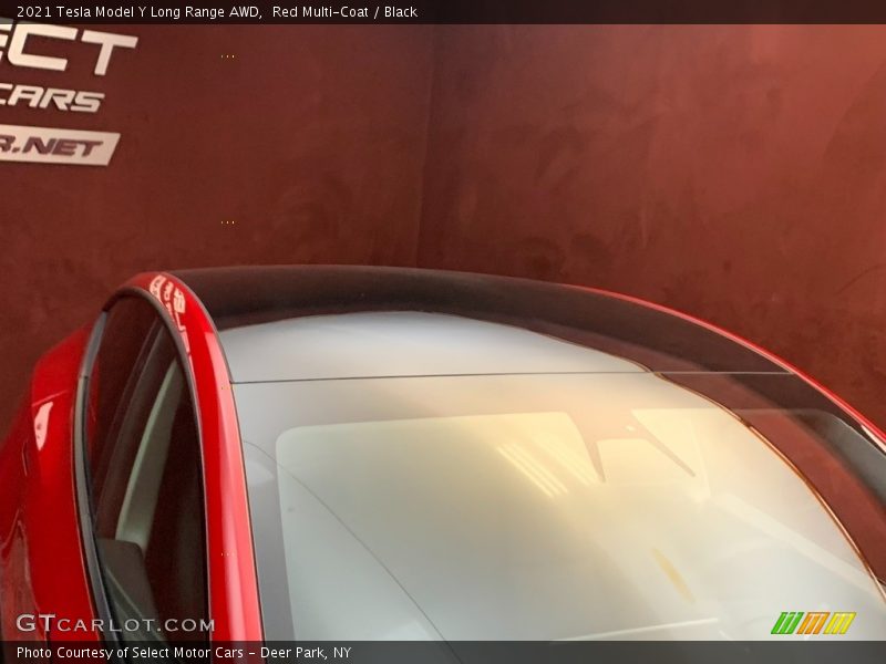 Red Multi-Coat / Black 2021 Tesla Model Y Long Range AWD