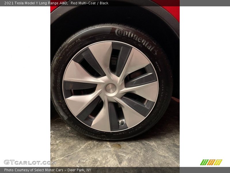 Red Multi-Coat / Black 2021 Tesla Model Y Long Range AWD