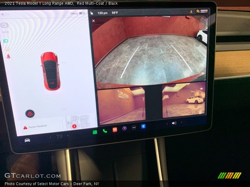 Red Multi-Coat / Black 2021 Tesla Model Y Long Range AWD