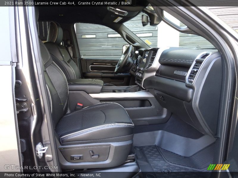 Granite Crystal Metallic / Black 2021 Ram 3500 Laramie Crew Cab 4x4