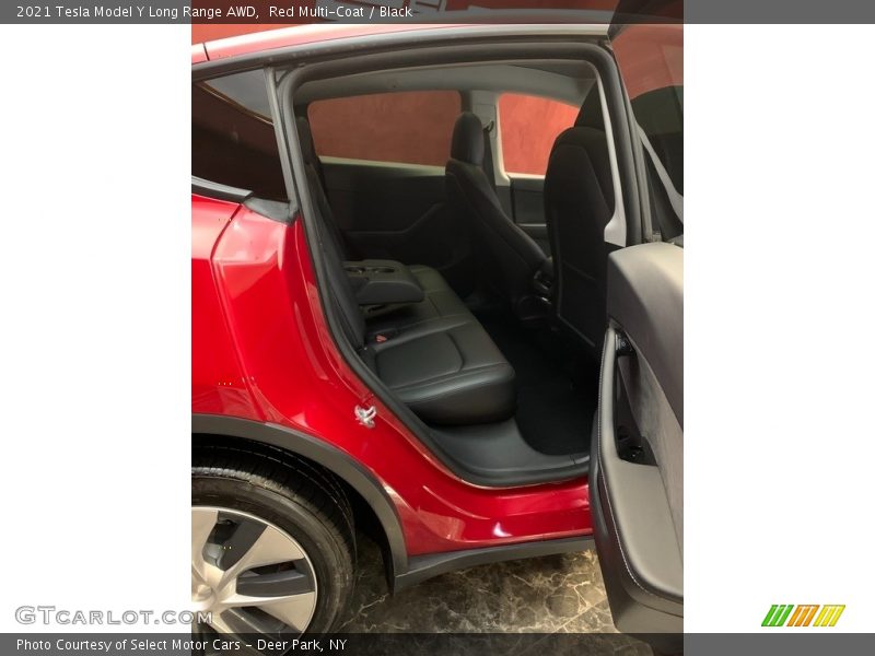 Red Multi-Coat / Black 2021 Tesla Model Y Long Range AWD