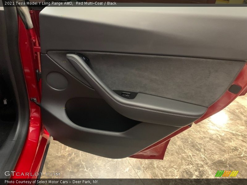 Red Multi-Coat / Black 2021 Tesla Model Y Long Range AWD