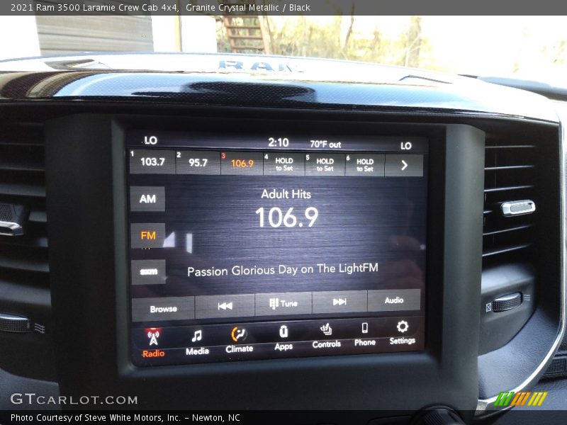 Granite Crystal Metallic / Black 2021 Ram 3500 Laramie Crew Cab 4x4