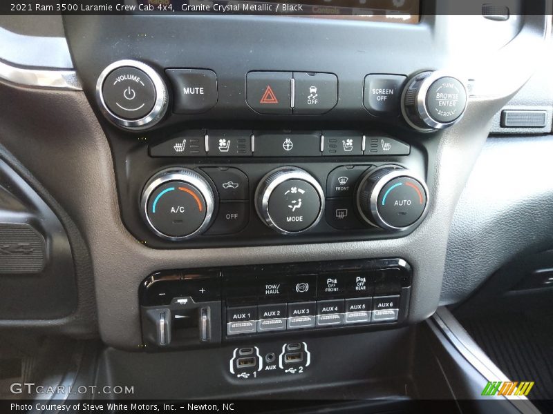 Granite Crystal Metallic / Black 2021 Ram 3500 Laramie Crew Cab 4x4