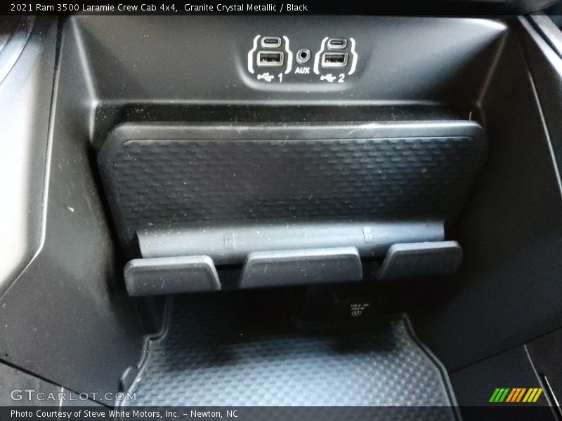 Granite Crystal Metallic / Black 2021 Ram 3500 Laramie Crew Cab 4x4