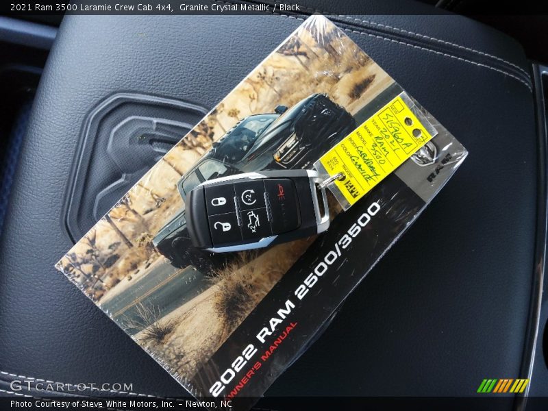 Granite Crystal Metallic / Black 2021 Ram 3500 Laramie Crew Cab 4x4