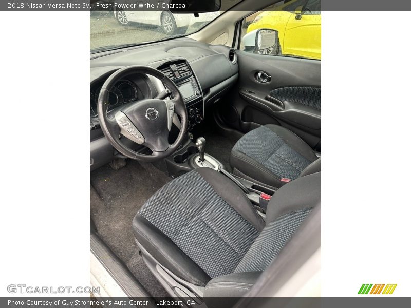  2018 Versa Note SV Charcoal Interior