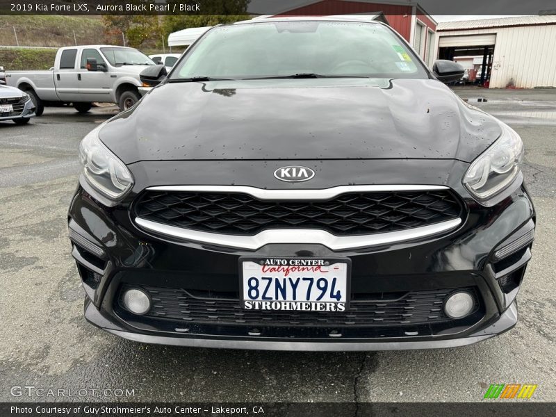 Aurora Black Pearl / Black 2019 Kia Forte LXS