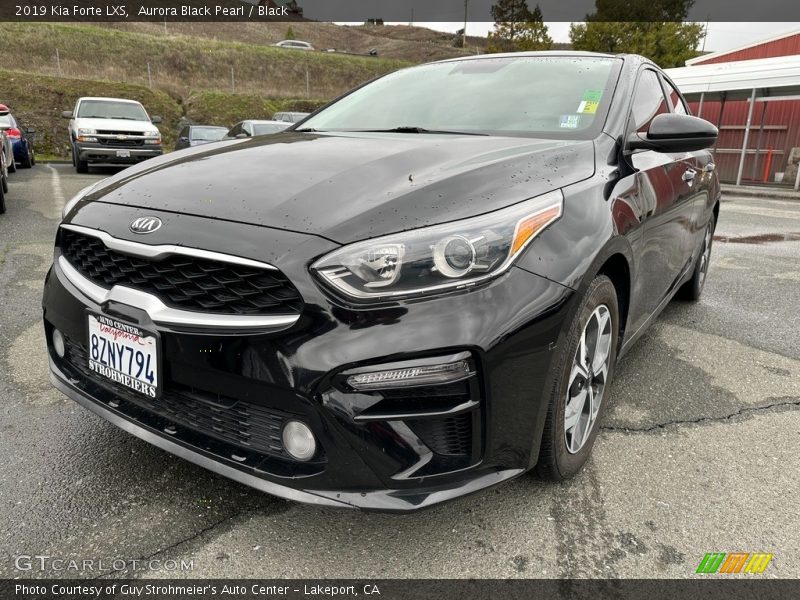 Aurora Black Pearl / Black 2019 Kia Forte LXS