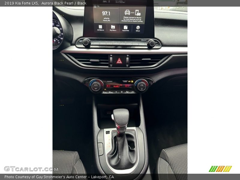Aurora Black Pearl / Black 2019 Kia Forte LXS