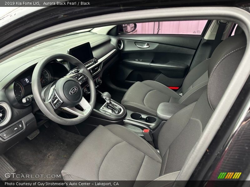 Aurora Black Pearl / Black 2019 Kia Forte LXS