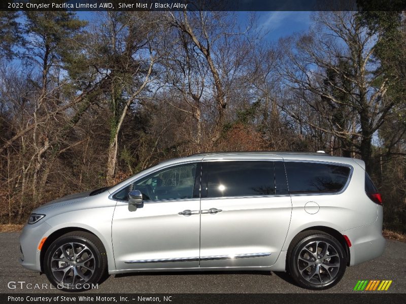 Silver Mist / Black/Alloy 2022 Chrysler Pacifica Limited AWD