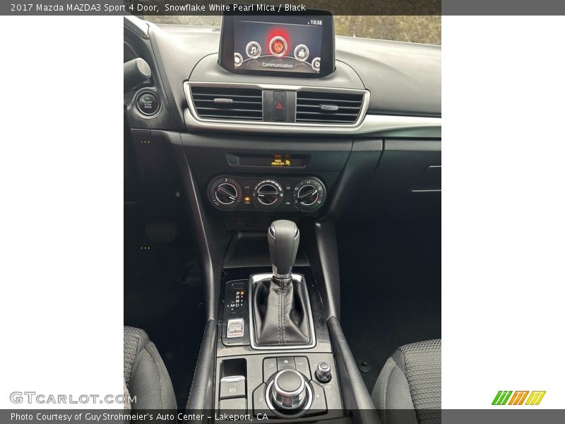 Snowflake White Pearl Mica / Black 2017 Mazda MAZDA3 Sport 4 Door