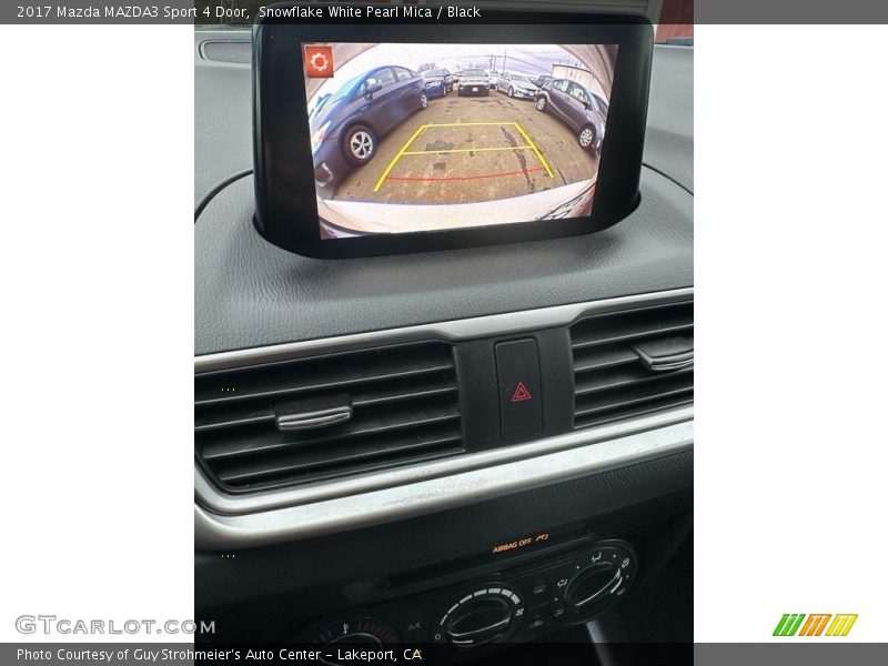 Snowflake White Pearl Mica / Black 2017 Mazda MAZDA3 Sport 4 Door