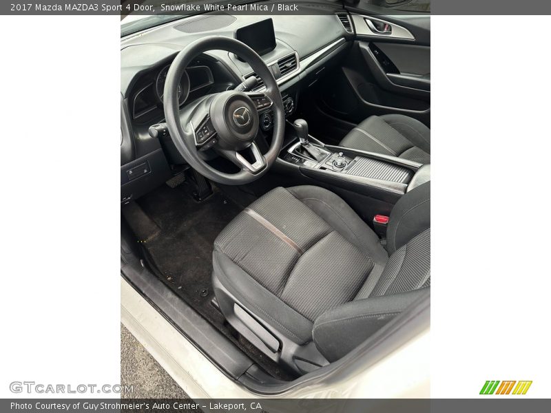 Snowflake White Pearl Mica / Black 2017 Mazda MAZDA3 Sport 4 Door