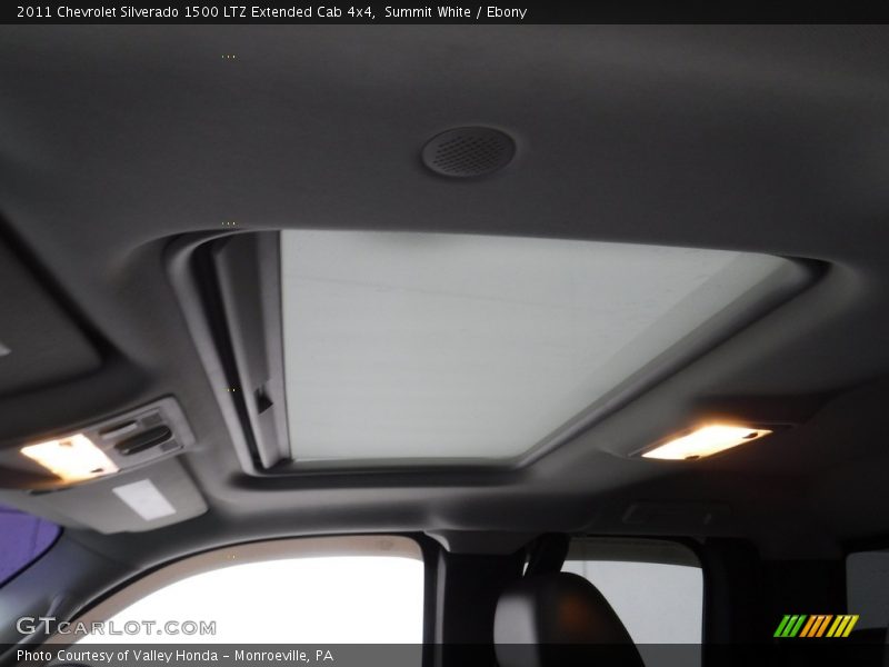 Summit White / Ebony 2011 Chevrolet Silverado 1500 LTZ Extended Cab 4x4