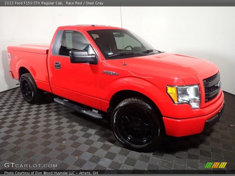 Race Red / Steel Gray 2013 Ford F150 STX Regular Cab