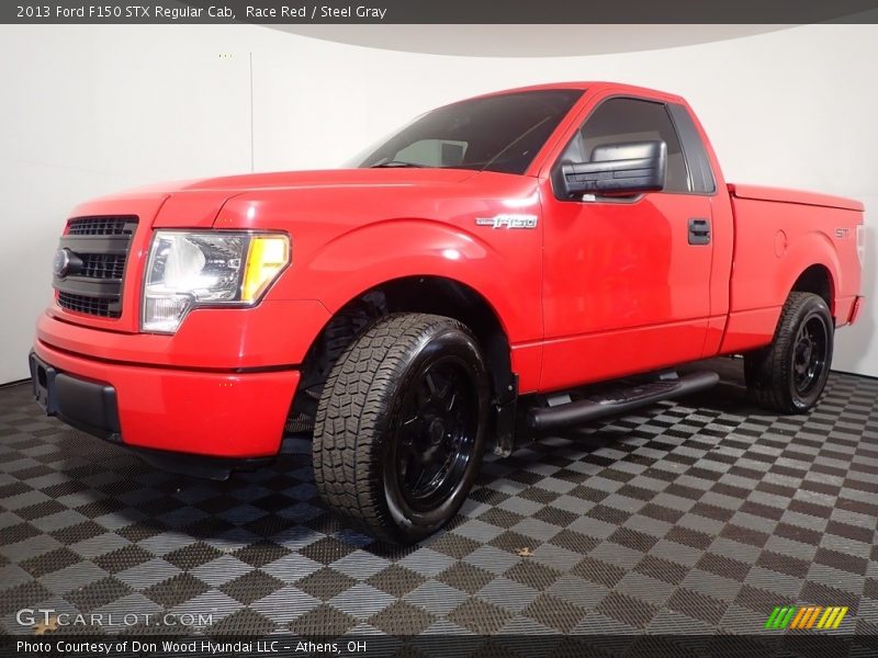 Race Red / Steel Gray 2013 Ford F150 STX Regular Cab