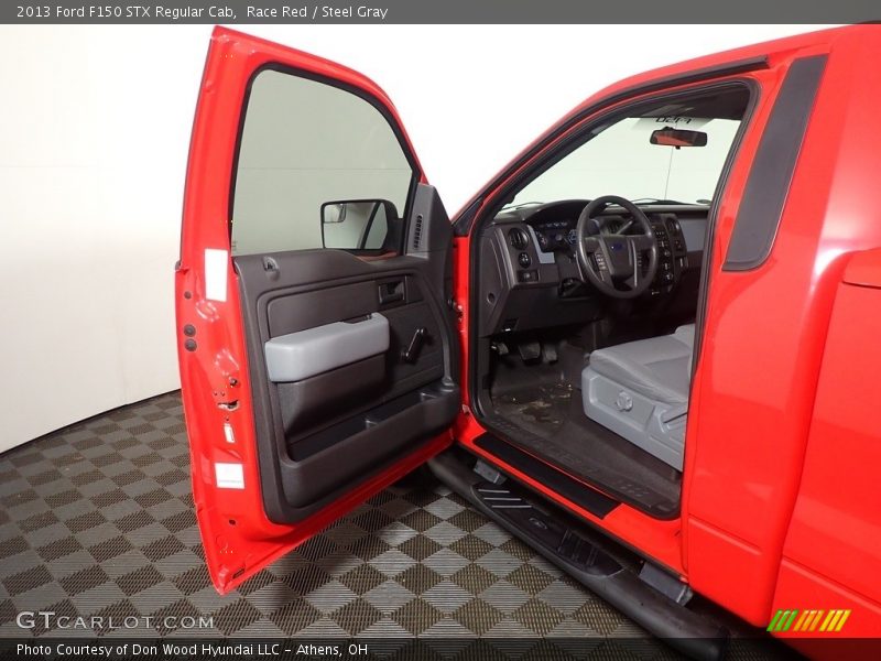 Race Red / Steel Gray 2013 Ford F150 STX Regular Cab