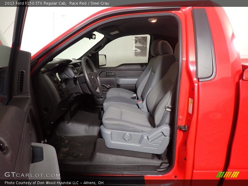 Race Red / Steel Gray 2013 Ford F150 STX Regular Cab