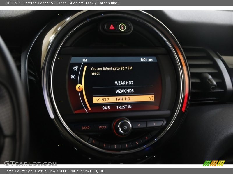 Midnight Black / Carbon Black 2019 Mini Hardtop Cooper S 2 Door