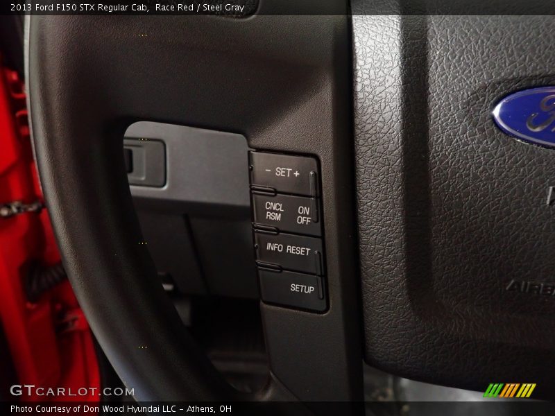 Race Red / Steel Gray 2013 Ford F150 STX Regular Cab