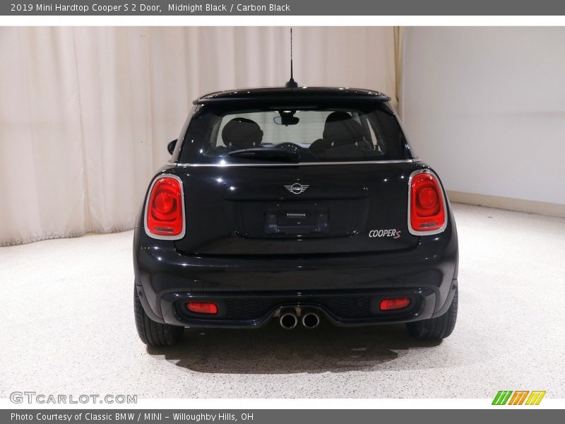 Midnight Black / Carbon Black 2019 Mini Hardtop Cooper S 2 Door