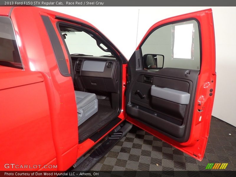 Race Red / Steel Gray 2013 Ford F150 STX Regular Cab