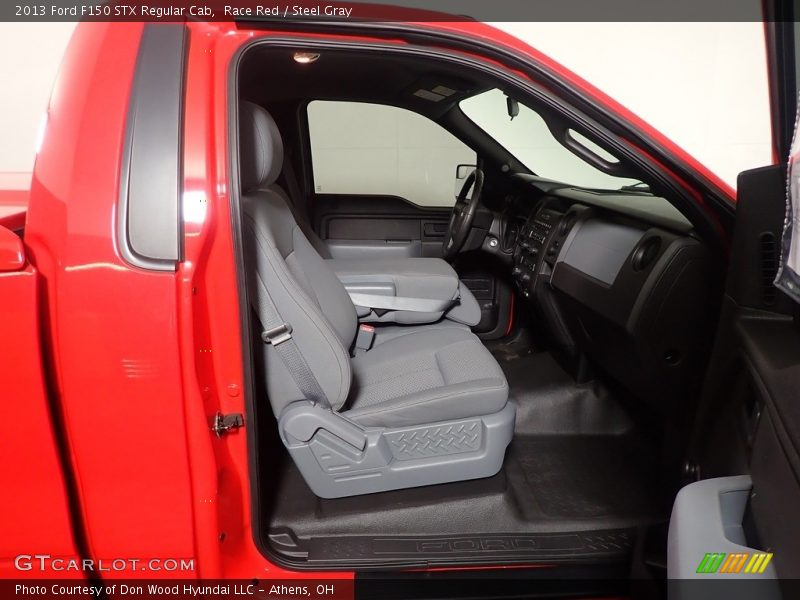 Race Red / Steel Gray 2013 Ford F150 STX Regular Cab