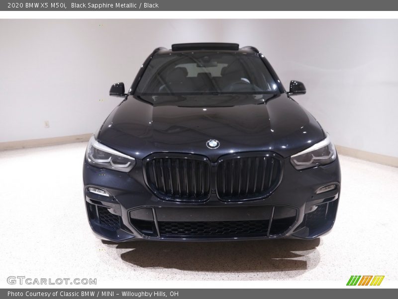 Black Sapphire Metallic / Black 2020 BMW X5 M50i