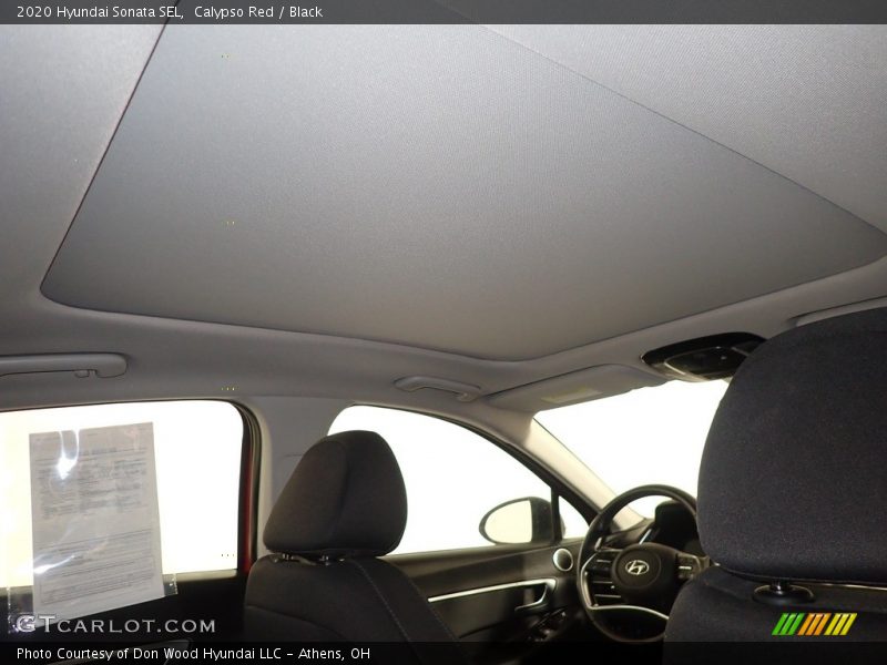 Calypso Red / Black 2020 Hyundai Sonata SEL