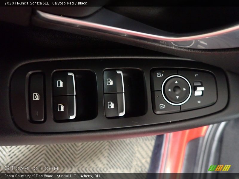 Calypso Red / Black 2020 Hyundai Sonata SEL