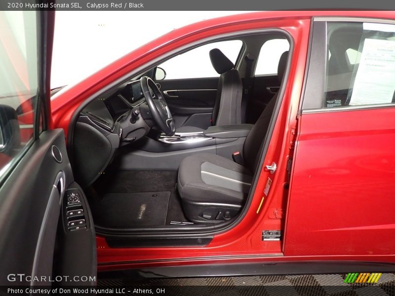 Calypso Red / Black 2020 Hyundai Sonata SEL