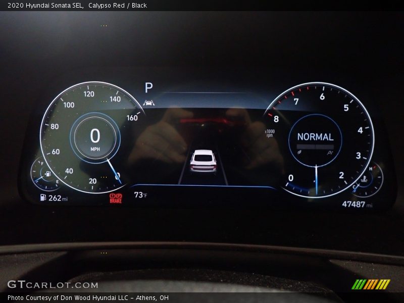 Calypso Red / Black 2020 Hyundai Sonata SEL