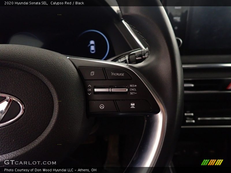 Calypso Red / Black 2020 Hyundai Sonata SEL