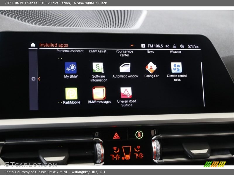 Controls of 2021 3 Series 330i xDrive Sedan