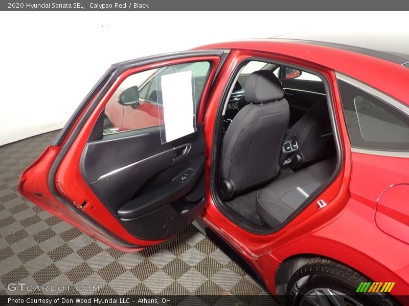 Calypso Red / Black 2020 Hyundai Sonata SEL