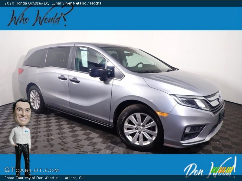 Lunar Silver Metallic / Mocha 2020 Honda Odyssey LX