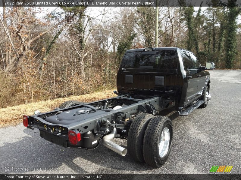 Diamond Black Crystal Pearl / Black 2022 Ram 3500 Limited Crew Cab 4x4 Chassis