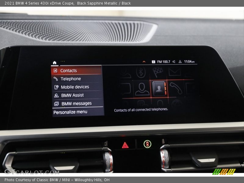 Controls of 2021 4 Series 430i xDrive Coupe