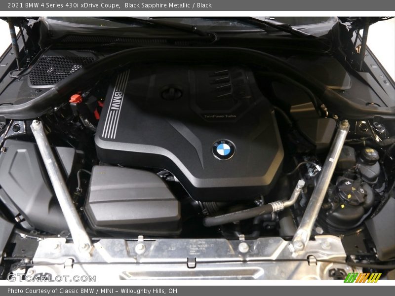  2021 4 Series 430i xDrive Coupe Engine - 2.0 Liter DI TwinPower Turbocharged DOHC 16-Valve VVT 4 Cylinder