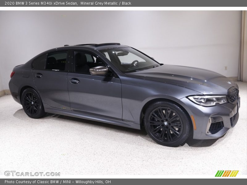 Mineral Grey Metallic / Black 2020 BMW 3 Series M340i xDrive Sedan