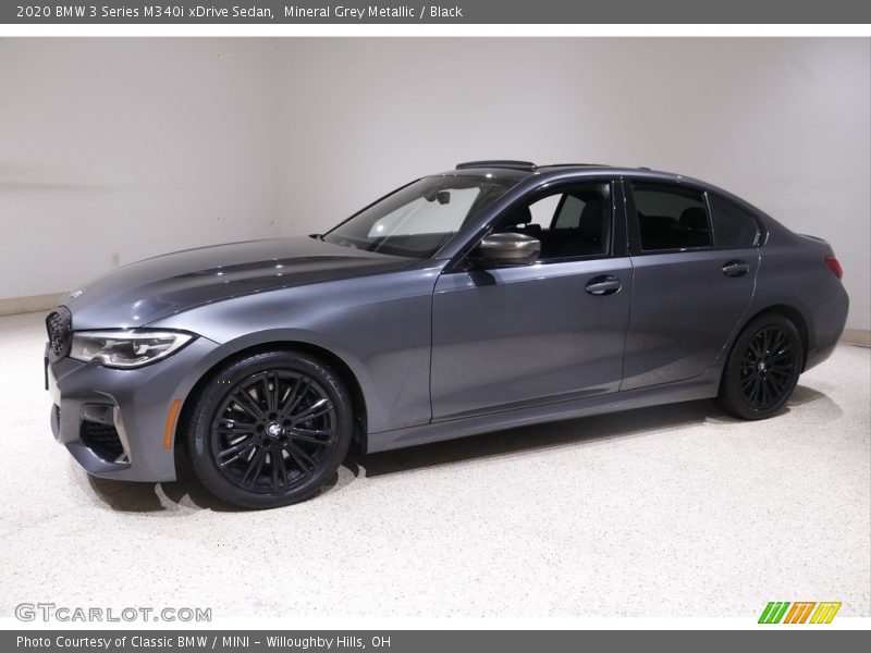 Mineral Grey Metallic / Black 2020 BMW 3 Series M340i xDrive Sedan