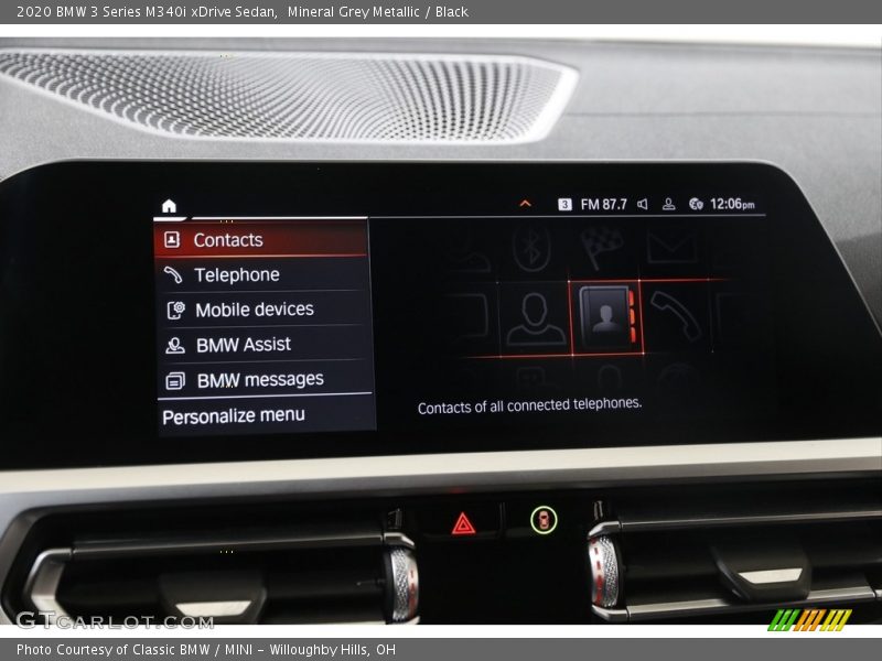 Mineral Grey Metallic / Black 2020 BMW 3 Series M340i xDrive Sedan