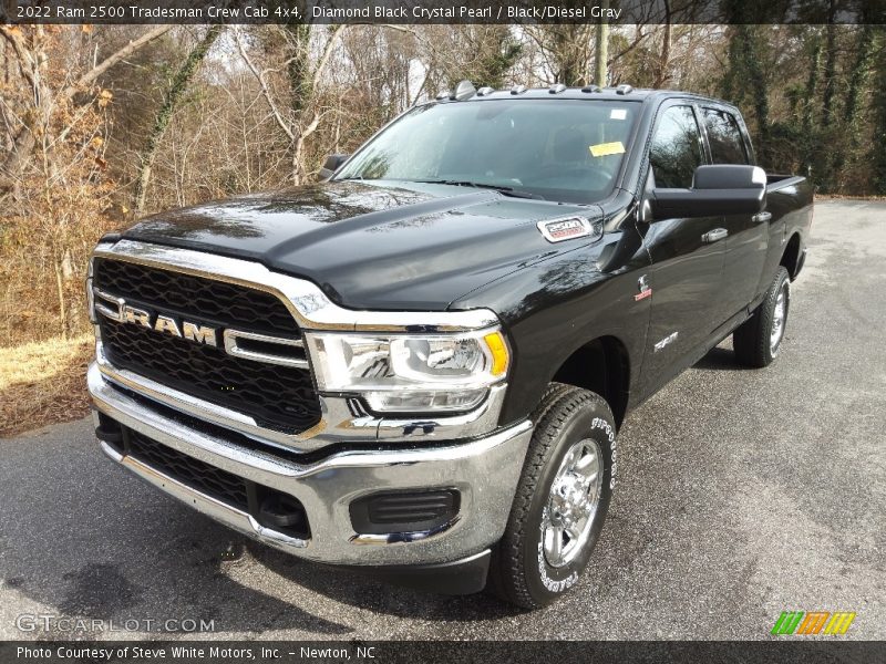 Diamond Black Crystal Pearl / Black/Diesel Gray 2022 Ram 2500 Tradesman Crew Cab 4x4