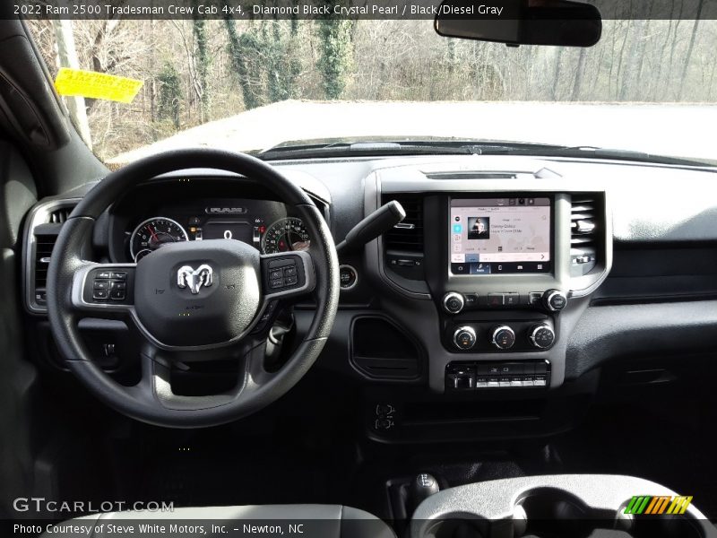 Diamond Black Crystal Pearl / Black/Diesel Gray 2022 Ram 2500 Tradesman Crew Cab 4x4