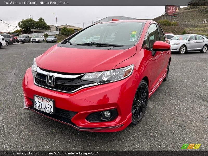 Milano Red / Black 2018 Honda Fit Sport