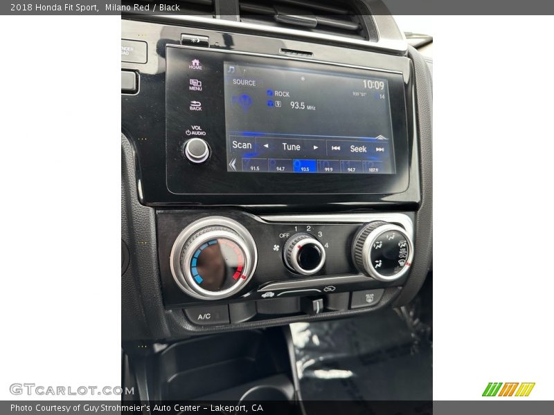 Milano Red / Black 2018 Honda Fit Sport