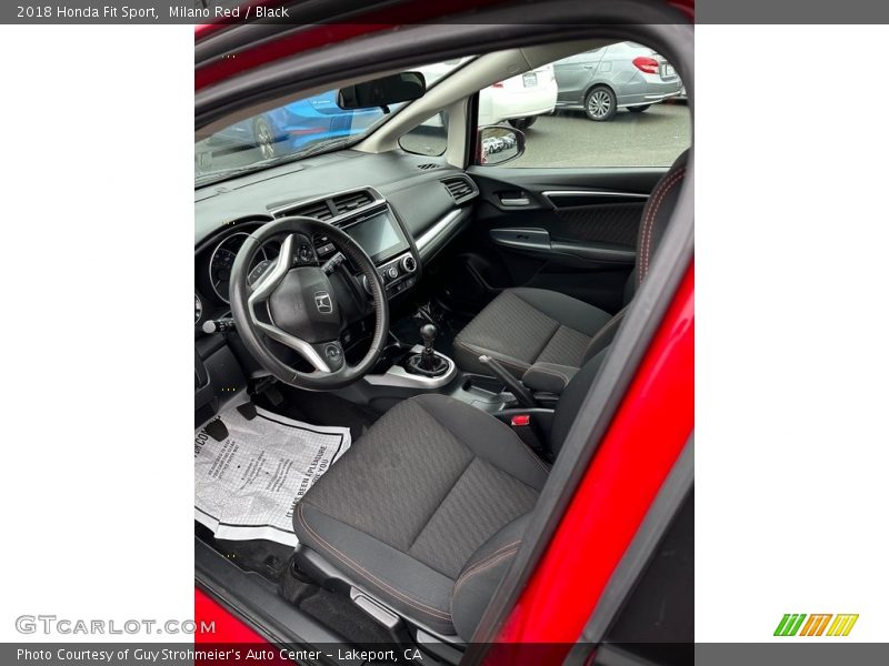 Milano Red / Black 2018 Honda Fit Sport