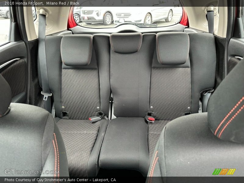 Rear Seat of 2018 Fit Sport